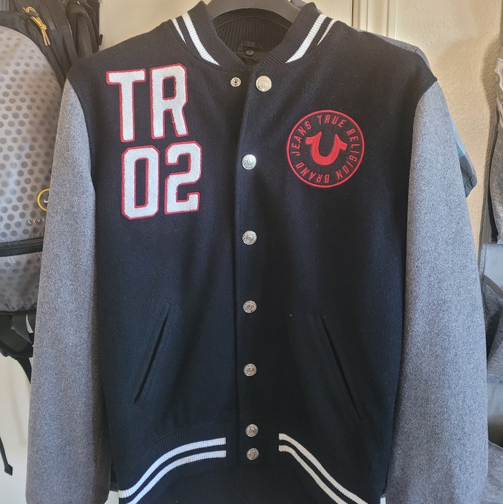 True Religion Varsity Jacket